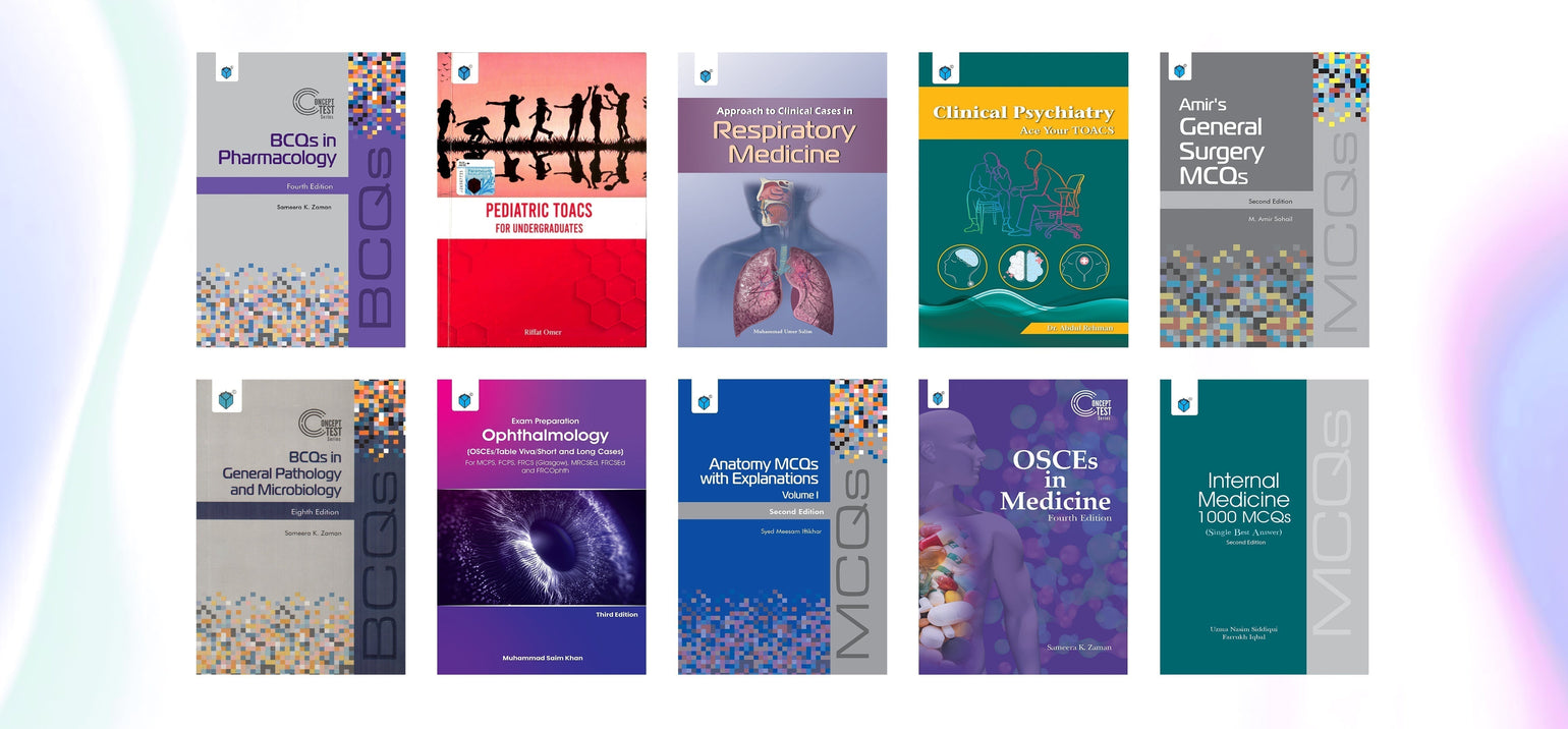 Top 10 Medical Exam Preparation Books: MCQs, BCQs, OSCEs, TOACS & Clinical Cases