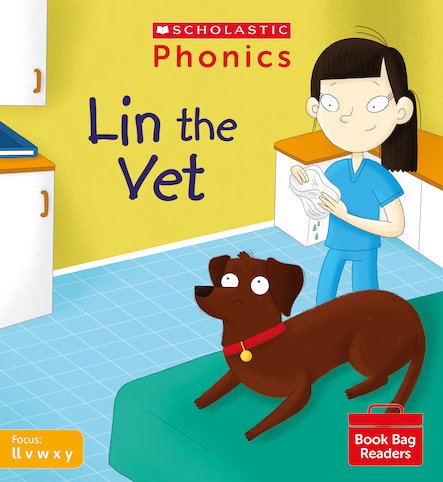 PHONICS BOOK BAG READERS SET 03: LIN THE VET book cover