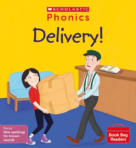 PHONICS BOOK BAG READERS SET 11: DELIVERY! book cover