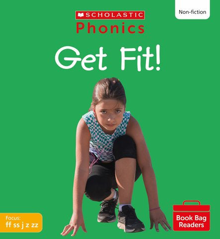 PHONICS BOOK BAG READERS NON-FICTION SET 03: GET FIT! book cover