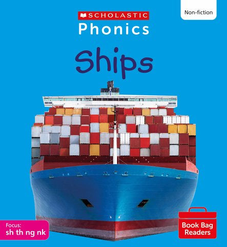 PHONICS BOOK BAG READERS NON-FICTION SET 04: SHIPS book cover