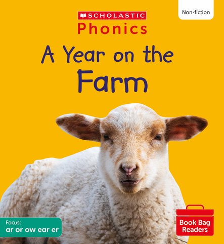 PHONICS BOOK BAG READERS NON-FICTION SET 06: A YEAR ON THE FARM book cover