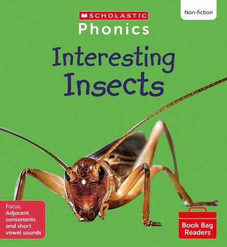 PHONICS BOOK BAG READERS NON-FICTION SET 07: INTERESTING INSECTS book cover