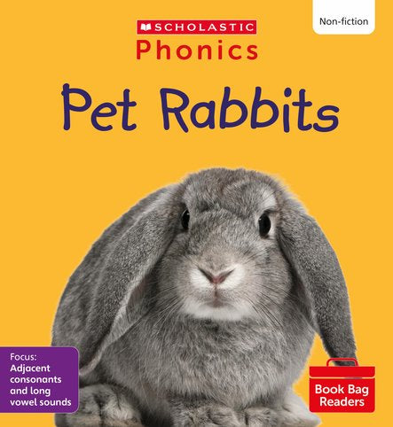 PHONICS BOOK BAG READERS NON-FICTION SET 08: PET RABBITS book cover