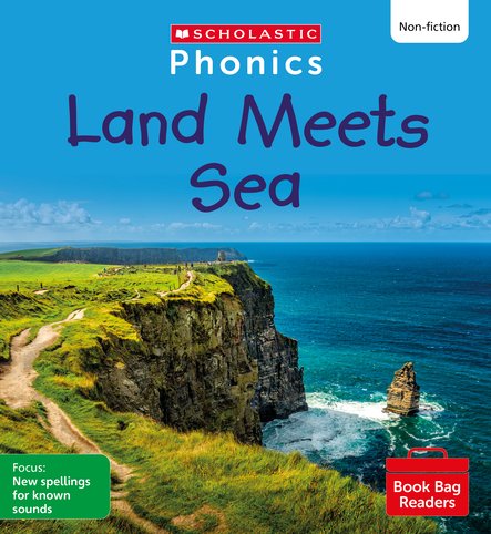PHONICS BOOK BAG READERS NON-FICTION SET 09: LAND MEETS SEA book cover