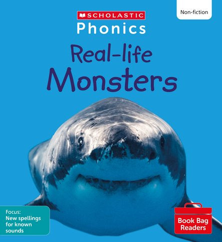 PHONICS BOOK BAG READERS NON-FICTION SET 10: REAL-LIFE MONSTERS book cover