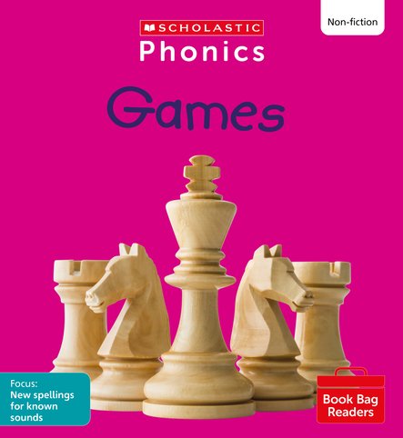 PHONICS BOOK BAG READERS NON-FICTION SET 10: GAMES book cover