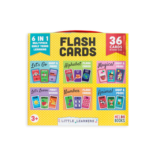 FLASH CARDS 6 IN 1 BOX