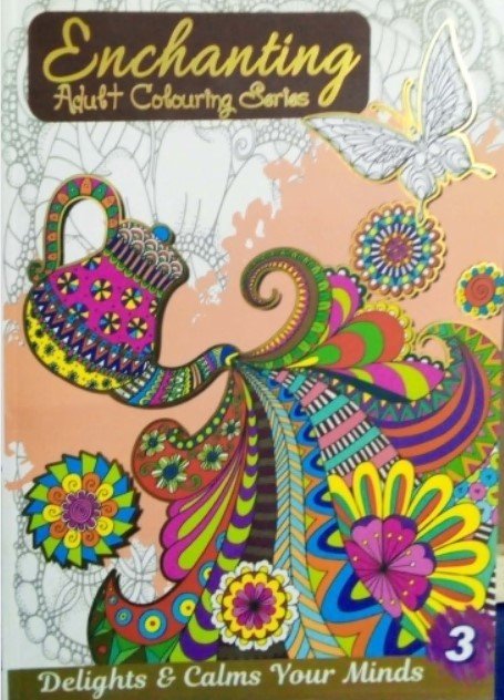 ENCHANTING ADULT COLORING SERIES: DELIGHTS & CALMS YOUR MIND 3 - Paramount Books   