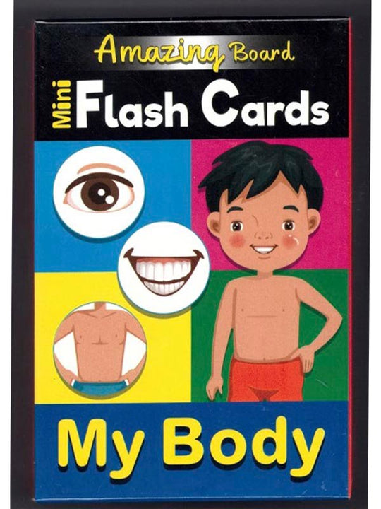 AMAZING BOARD MINI FLASH CARDS: MY BODY - Paramount Books   