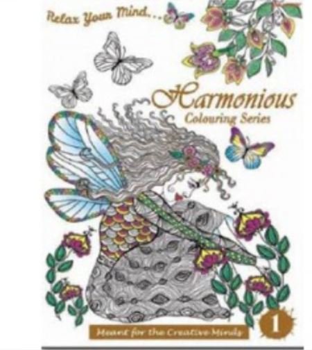 RELAX YOUR MIND: HARMONIOUS COLOURING SERIES BOOK-1