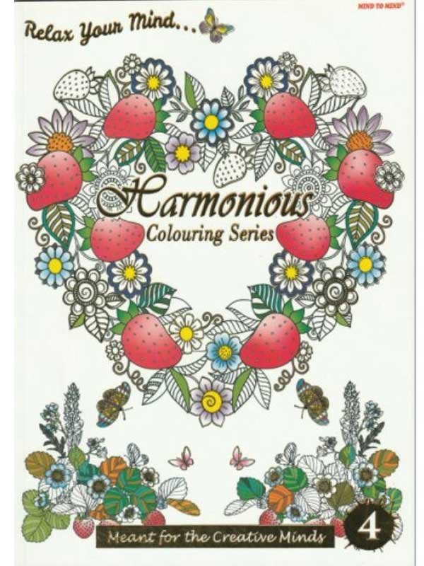 RELAX YOUR MIND: HARMONIOUS COLOURING SERIES BOOK-4 - Paramount Books   