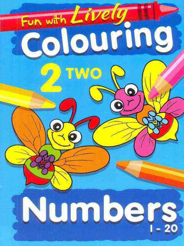 FUN WITH LIVELY COLOURING NUMBERS 1-20 - Paramount Books   