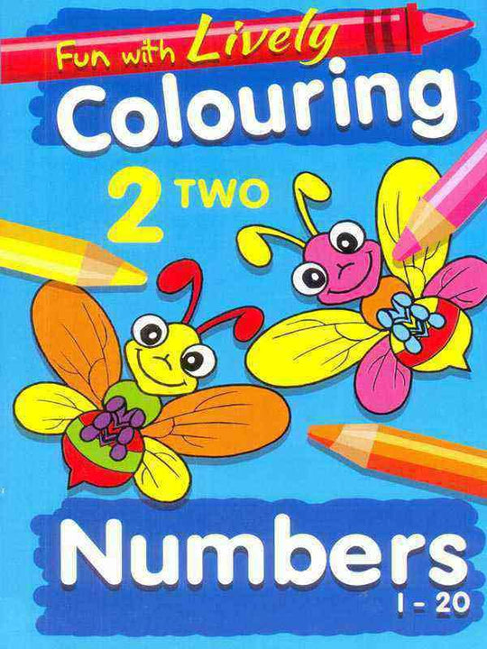 FUN WITH LIVELY COLOURING NUMBERS 1-20 - Paramount Books   