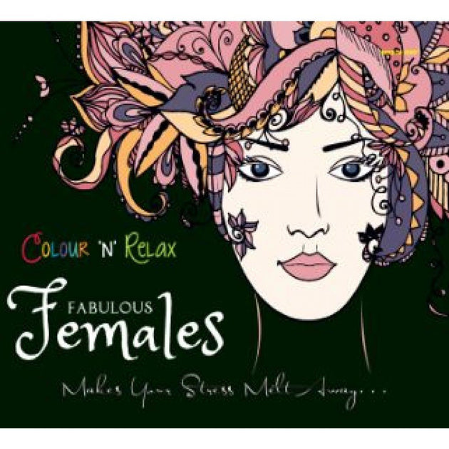 COLOUR 'N' RELAX FABULOUS FEMALES - Paramount Books   