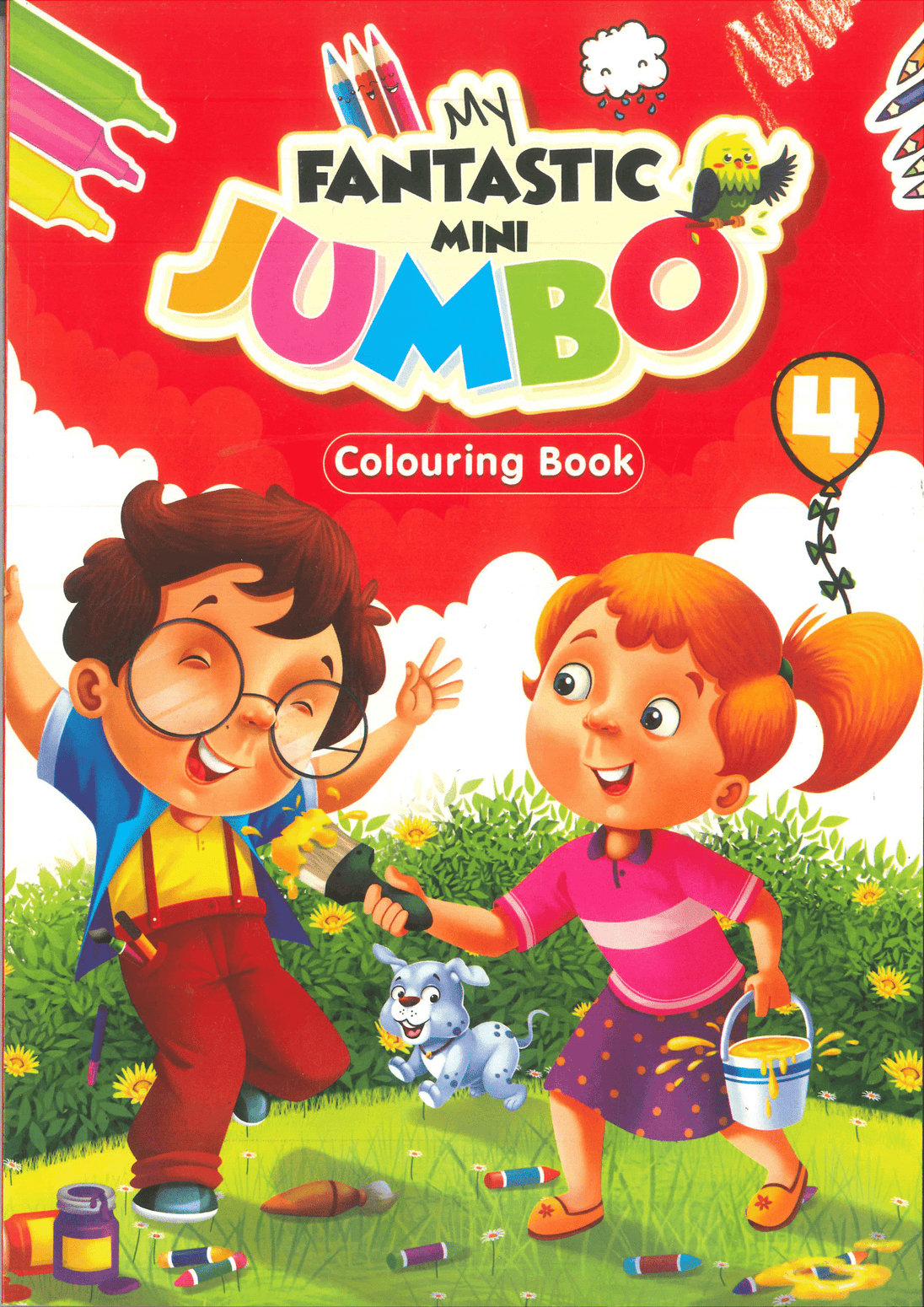 MY FANTASTIC MINI JUMBO: COLOURING BOOK-4 - Paramount Books   