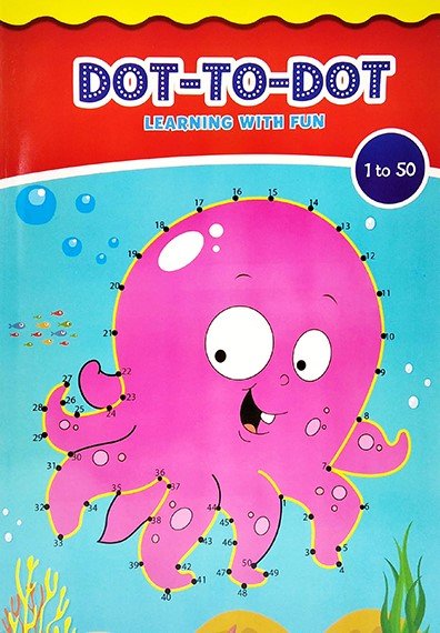 DOT TO DOT LEARNING WITH FUN 1 TO 50 - Paramount Books   