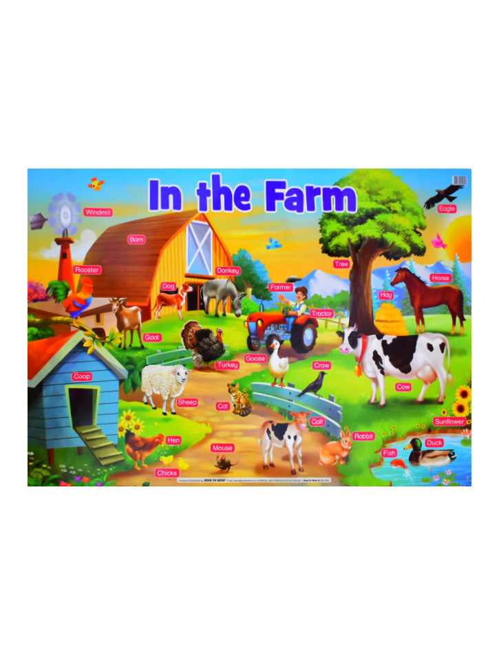 IN THE FARM - EDUCATIONAL CHARTS