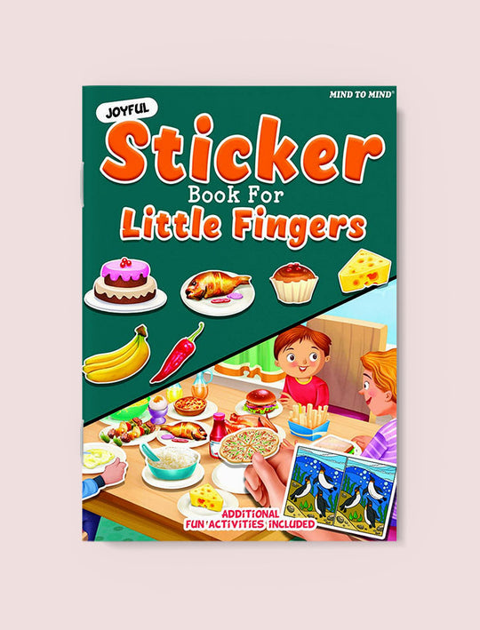 JOYFUL STICKER BOOK FOR LITTLE FINGERS