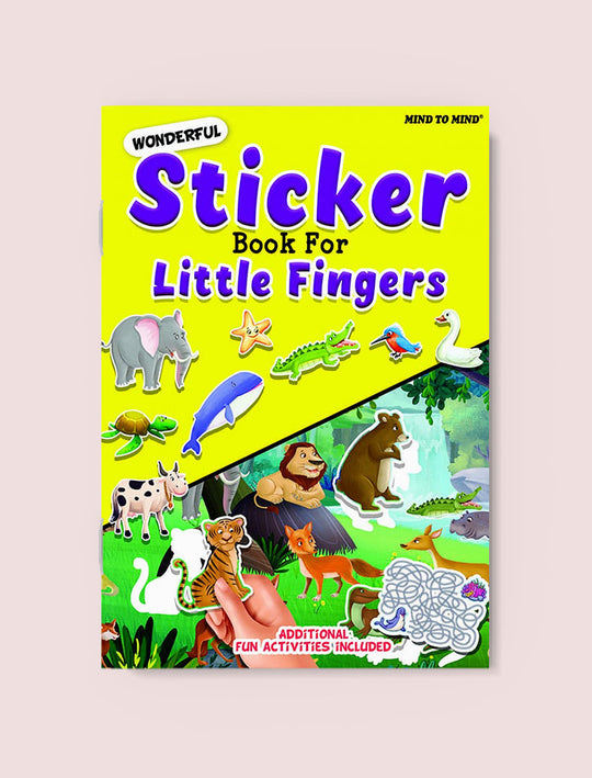 WONDERFUL STICKER BOOK FOR LITTLE FINGERS