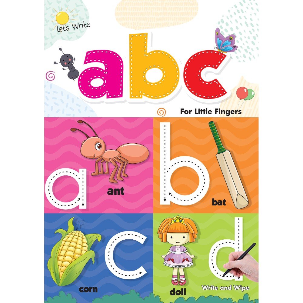 WRITING BOARD:LET'S WRITE abc