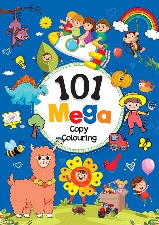 101 MEGA COPY COLOURING - Paramount Books   