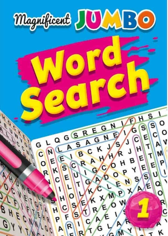 MAGNIFICENT JUMBO WORD SEARCH BOOK 1 - Paramount Books   