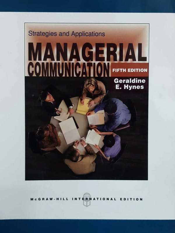 MANAGERIAL COMMUNICATION:STRAT N APPS