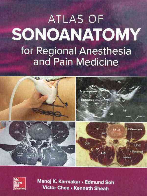 ATLAS OF SONOANATOMY FOR REGIONAL ANESTHESIA AND PAIN MEDICINE - Paramount Books   