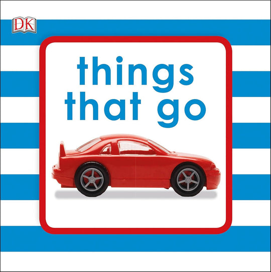 SQUEAKY BABY BATH BOOK THINGS THAT GO - Paramount Books   