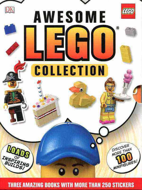 AWESOME LEGO COLLECTION: THREE AMAZING BOOKS WIH MORE THAN 250 STICKERS - Paramount Books   