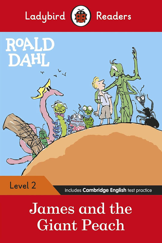 Ladybird Readers Level 2 James and the Giant Peach book cover