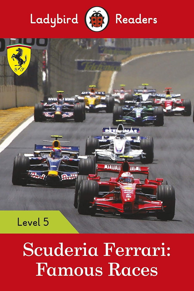 Ladybird Readers Level 5 Scuderia Ferrari Famous Races book cover
