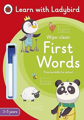 FIRST WORDS-LEARN WITH LADYBIRD ACTIVITY BOOK (3-5 YEARS) - Paramount Books   