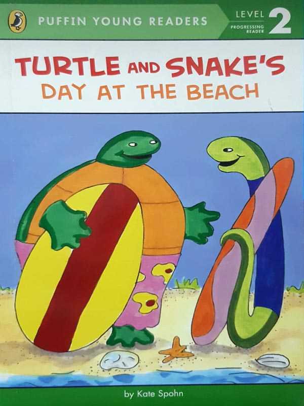 PYR LEVEL-2: TURTLE AND SNAKE'S DAY AT THE BEACH (PROGRESSING READER) - Paramount Books   