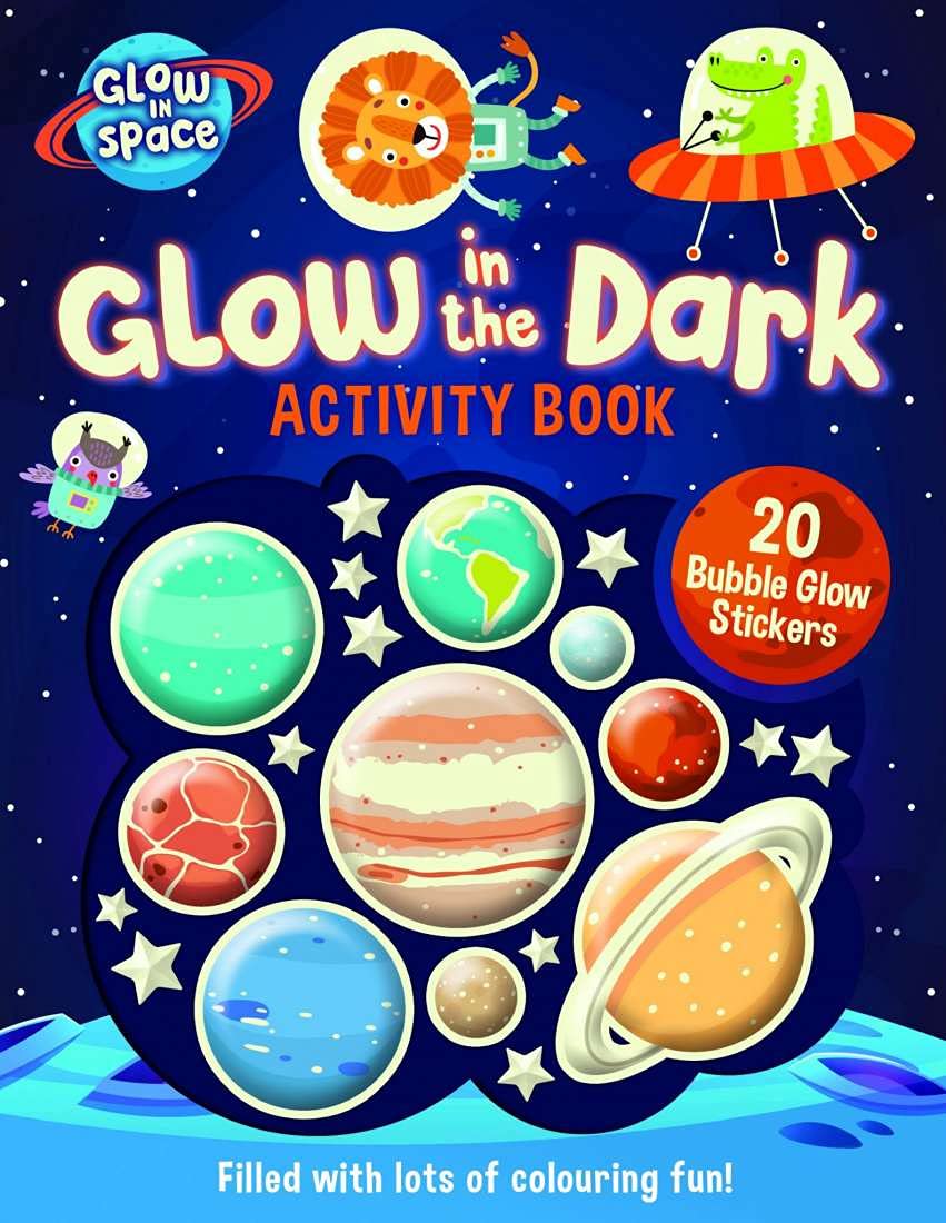 GLOW IN DARK ACTIVITY BOOK SPACE