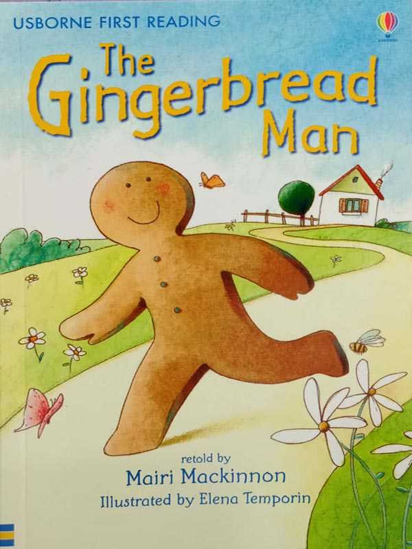 USBORNE FIRST READING: LEVEL-3 THE GINGERBREAD MAN - Paramount Books   