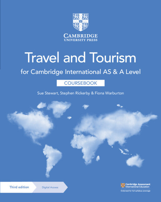 CAMBRIDGE INTERNATIONAL AS & A LEVEL TRAVEL AND TOURISM COURSEBOOK WITH DIGITAL ACCESS (2 YEARS)
