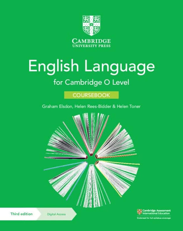 CAMBRIDGE O LEVEL ENGLISH LANGUAGE COURSEBOOK WITH DIGITAL ACCESS (2 YEARS) - Paramount Books   