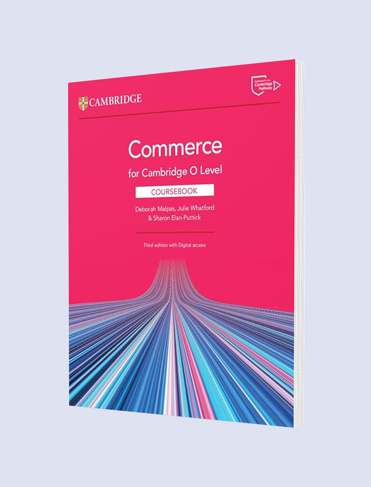 COMMERCE FOR CAMBRIDGE O LEVEL COURSEBOOK WITH DIGITAL ACCESS (2 YEARS)