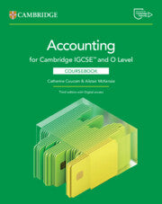 CAMBRIDGE IGCSE™ & O LEVEL ACCOUNTING COURSEBOOK WITH DIGITAL ACCESS ACCESS (2 YEARS) 3ED