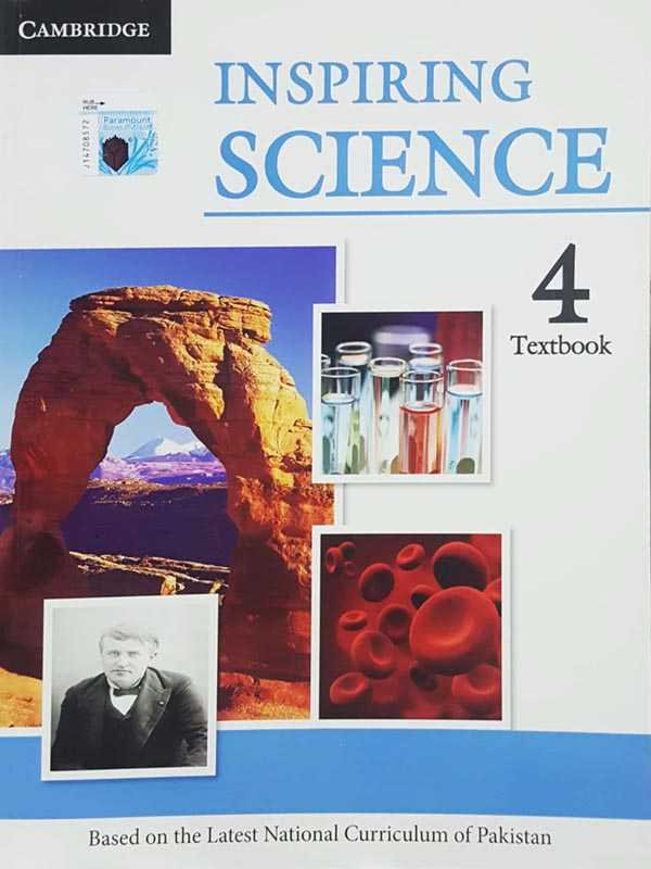 INSPIRING SCIENCE STUDENT BOOK LEVEL-4 (PAKISTAN EDITION) - Paramount Books   