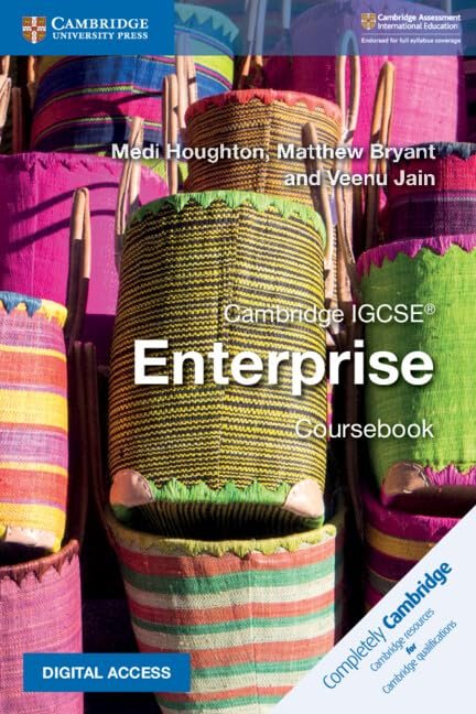 CAMBRIDGE IGCES ENTERPRISE COURSE BOOK WITH DIGITAL ACCESS (2 YEARS) - Paramount Books   