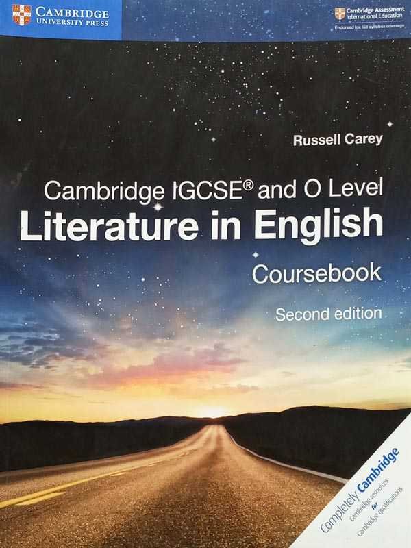 CAMBRIDGE IGCSEÂ® AND O LEVEL LITERATURE IN ENGLISH COURSEBOOK - Paramount Books   