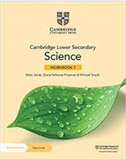 CAMBRIDGE LOWER SECONDARY SCIENCE WORKBOOK 7 WITH DIGITAL ACCESS (1 YEAR) - Paramount Books   