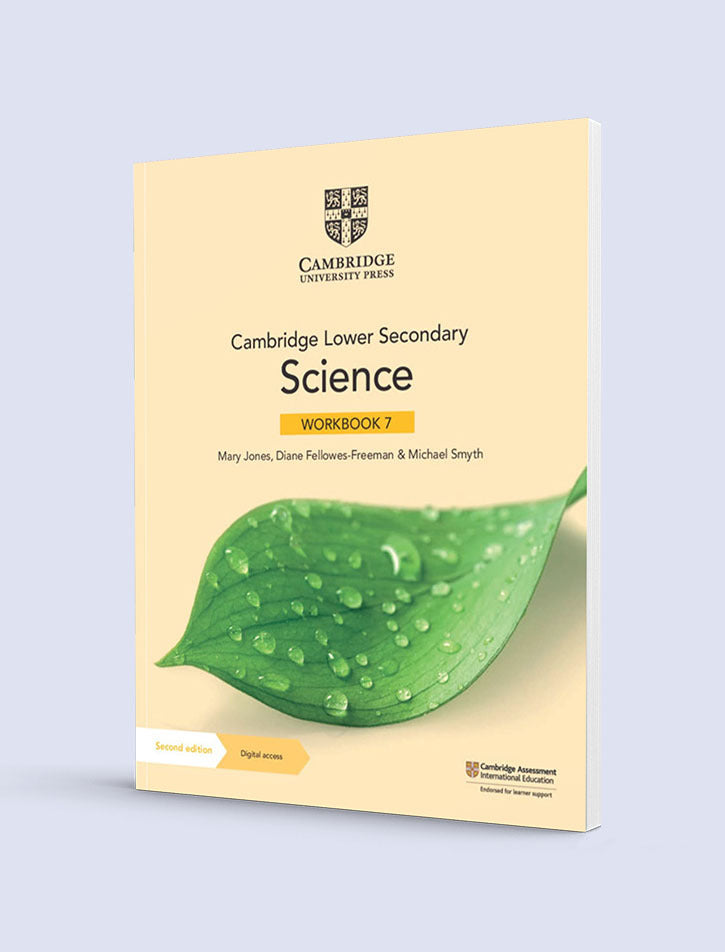 CAMBRIDGE LOWER SECONDARY SCIENCE WORKBOOK 7 2ED WITH DIGITAL ACCESS (1 YEAR)