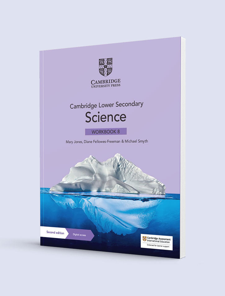 CAMBRIDGE LOWER SECONDARY SCIENCE WORKBOOK 8 2ED WITH DIGITAL ACCESS (1 YEAR)