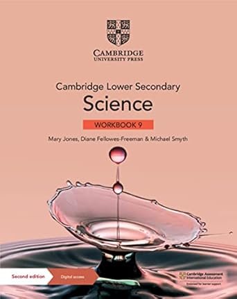 CAMBRIDGE LOWER SECONDARY SCIENCE WORKBOOK 9 WITH DIGITAL ACCESS (1 YEAR) - Paramount Books   