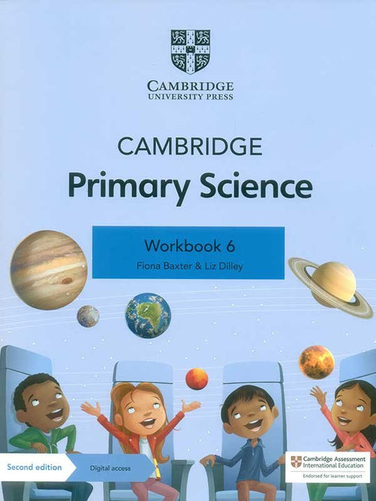 CAMBRIDGE PRIMARY SCIENCE WORKBOOK 6 WITH DIGITAL ACCESS (1 YEAR) - Paramount Books   