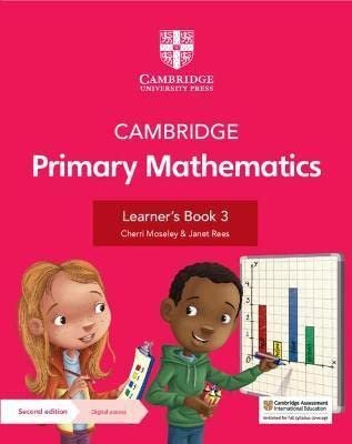 CAMBRIDGE PRIMARY MATHEMATICS LEARNERâ€™S BOOK 3 WITH DIGITAL ACCESS (1 YEAR) - Paramount Books   